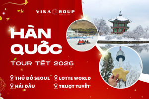 [Tết 2026] (Mùng 2) Tour Hàn Quốc: Seoul - Ski Resort - Lotte World